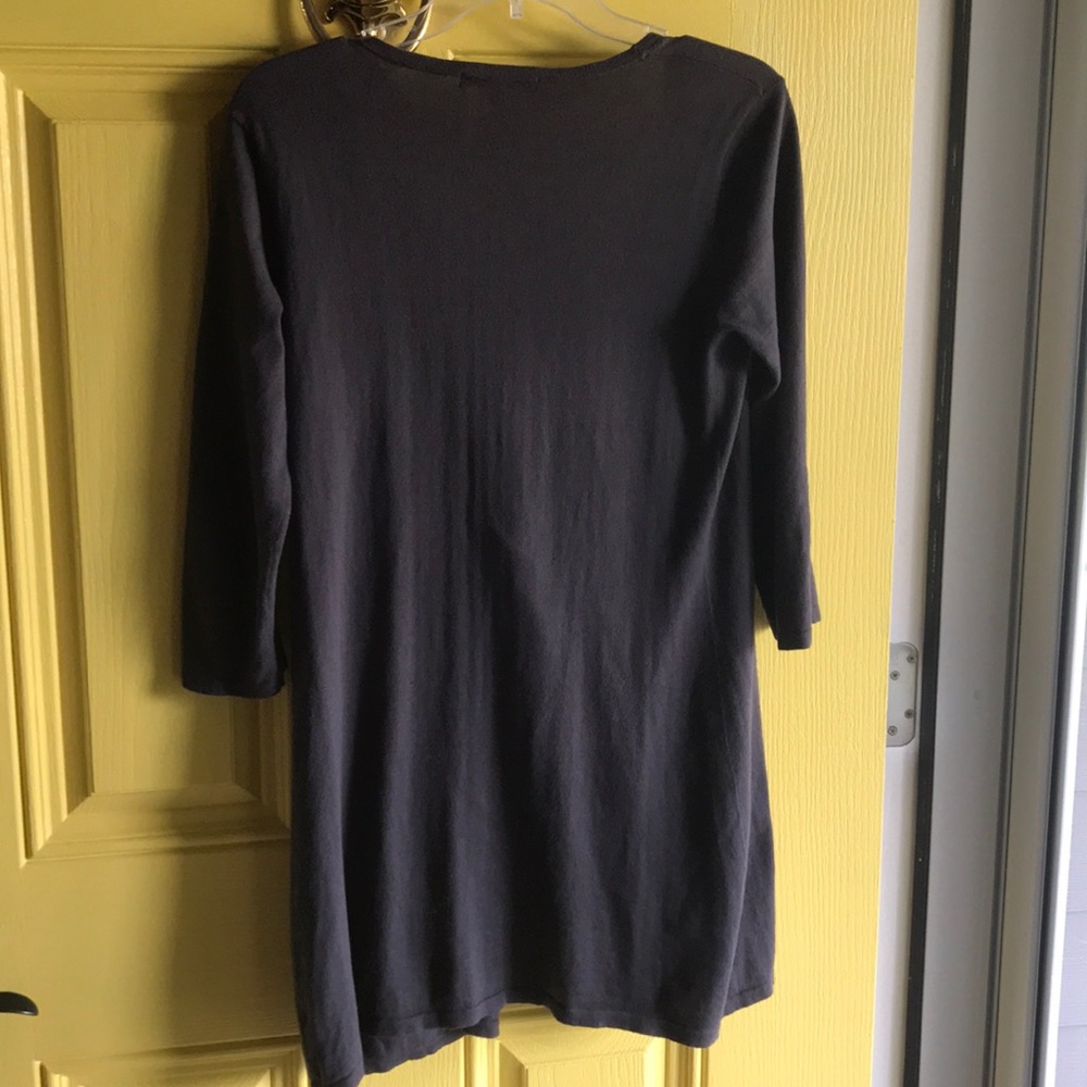 šCabi Chocolate / Charcoal Tie-Front Cardigan S - Picture 4 of 4